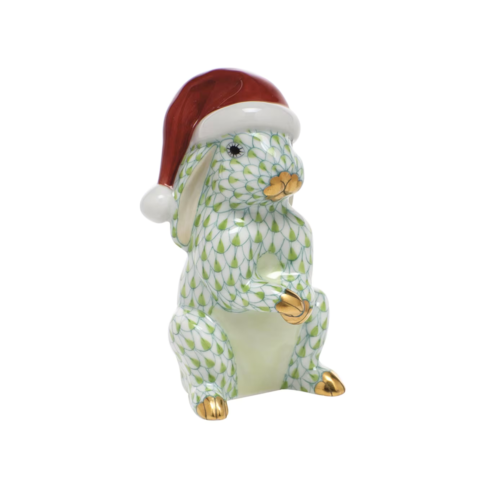 Herend Santa Bunny Figurine